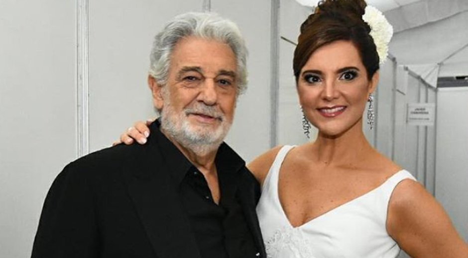 Imagen de La rosarina Virgina Tola respaldó a Plácido Domingo Imagen de La rosarina Virgina Tola respaldó a Plácido Domingo