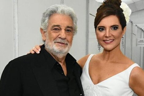 Imagen de La rosarina Virgina Tola respaldó a Plácido Domingo