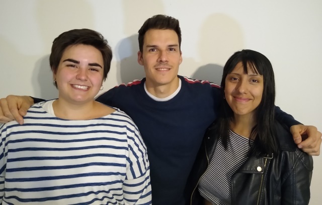 Ganadores Sofía Sánchez, Luca Mandolini y Florencia Robledo