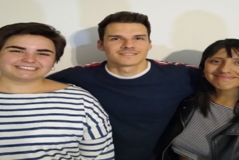 Ganadores Sof&iacute;a S&aacute;nchez, Luca Mandolini y Florencia Robledo