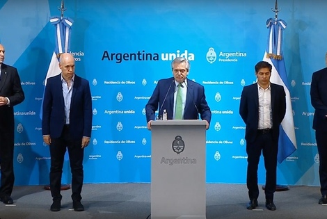 Imagen de El Presidente anunció un aislamiento social, preventivo y obligatorio