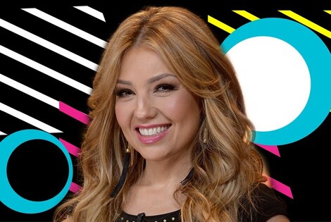 Imagen de Thalia la rompió imitando a Mirtha Legrand
