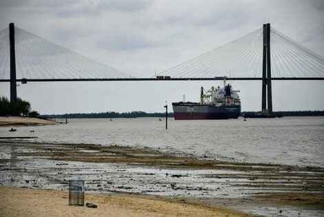 Imagen de La preocupante bajante del r&iacute;o Paran&aacute;