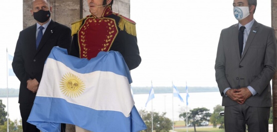Acto Promesa a la Bandera - Subsecretaría de Comunicación Social (Silvio Moriconi)
