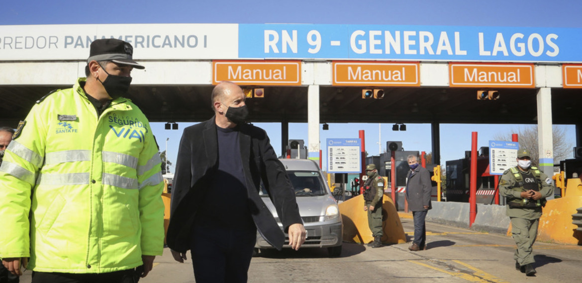 Imagen de Perotti supervisa los controles en la provincia