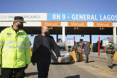 Imagen de Perotti supervisa los controles en la provincia