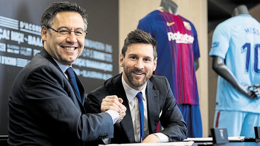 Imagen de El Barcelona asegura la continuidad de Messi