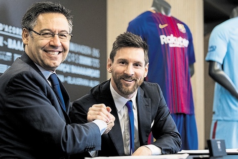 Imagen de El Barcelona asegura la continuidad de Messi