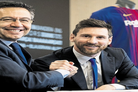 Imagen de El Barcelona asegura la continuidad de Messi Imagen de El Barcelona asegura la continuidad de Messi