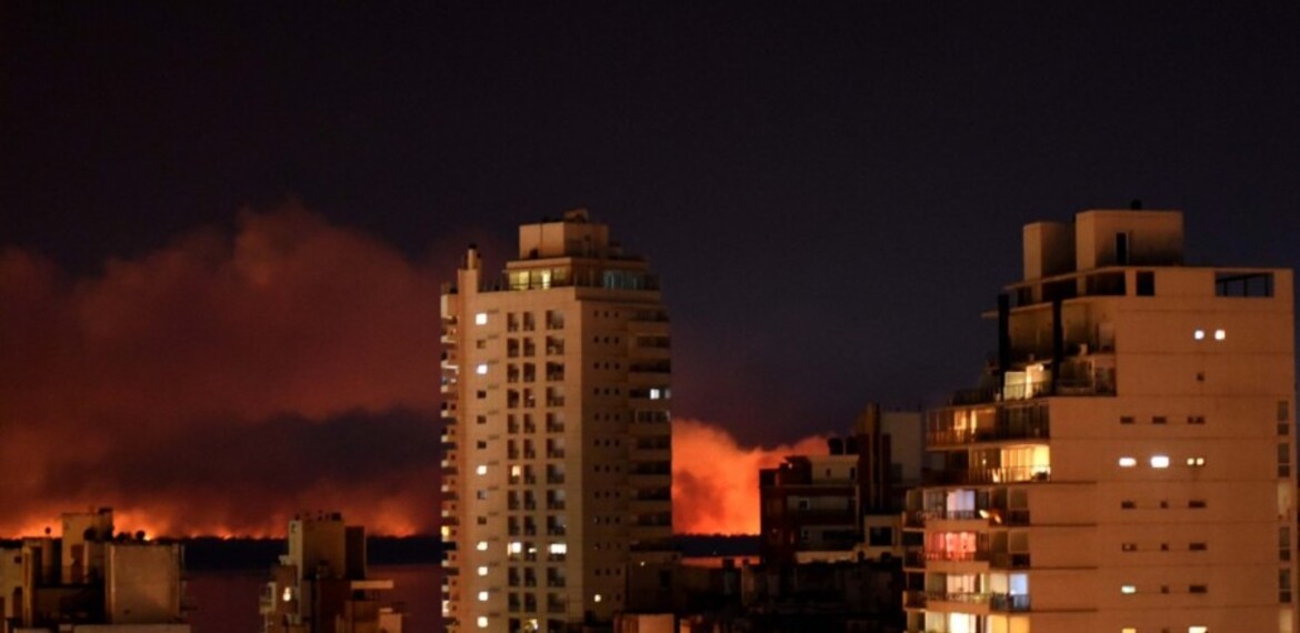 Incendio en las islas - Subsecretaría de Comunicación Social (Silvio Moriconi)