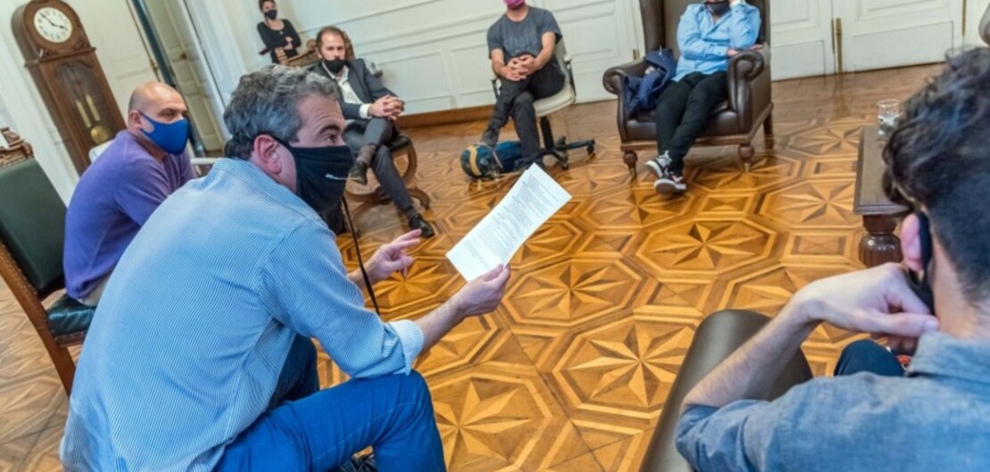 Reunión del intendente Javkin con ambientalistas de la Multisectorial Humedales - Subsecretaría de Comunicación Social (Marcelo Beltrame)