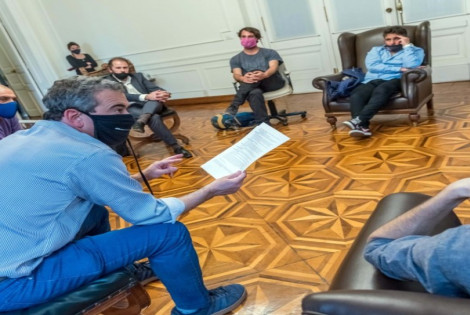 Reuni&oacute;n del intendente Javkin con ambientalistas de la Multisectorial Humedales - Subsecretar&iacute;a de Comunicaci&oacute;n Social (Marcelo Beltrame)