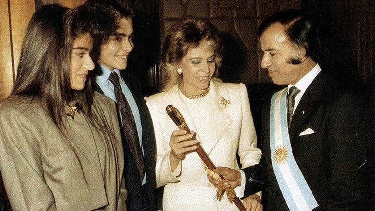 Imagen de Menem tendrá su propia serie de ficción y se llamará ¡Síganme!