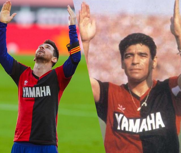 Imagen de El emotivo homenaje de Leo Messi a Maradona