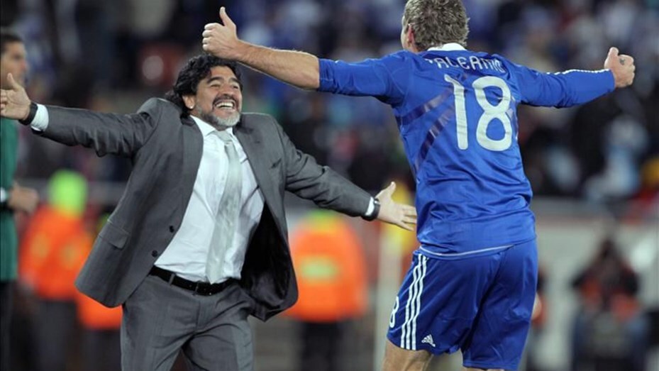 Imagen de "Dios a&uacute;n existe", la carta de Palermo a Maradona