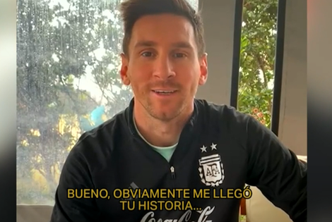 Imagen de El abuelo de 100 años que anotó todos los goles de Messi