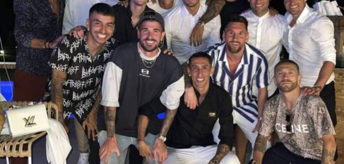 Imagen de El festejo del cumplea&ntilde;os de Messi junto a sus amigos