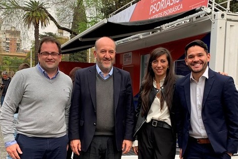 Imagen de El cami&oacute;n de detecci&oacute;n de psoriasis de AEPSO