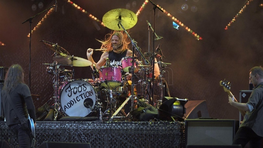 Imagen de El gran homenaje a Taylor Hawkins en el estadio de Wembley Imagen de El gran homenaje a Taylor Hawkins en el estadio de Wembley