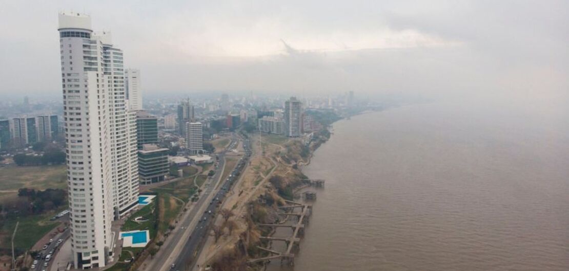 Imagen de Rosario amaneci&oacute; "irrespirable" por el humo
