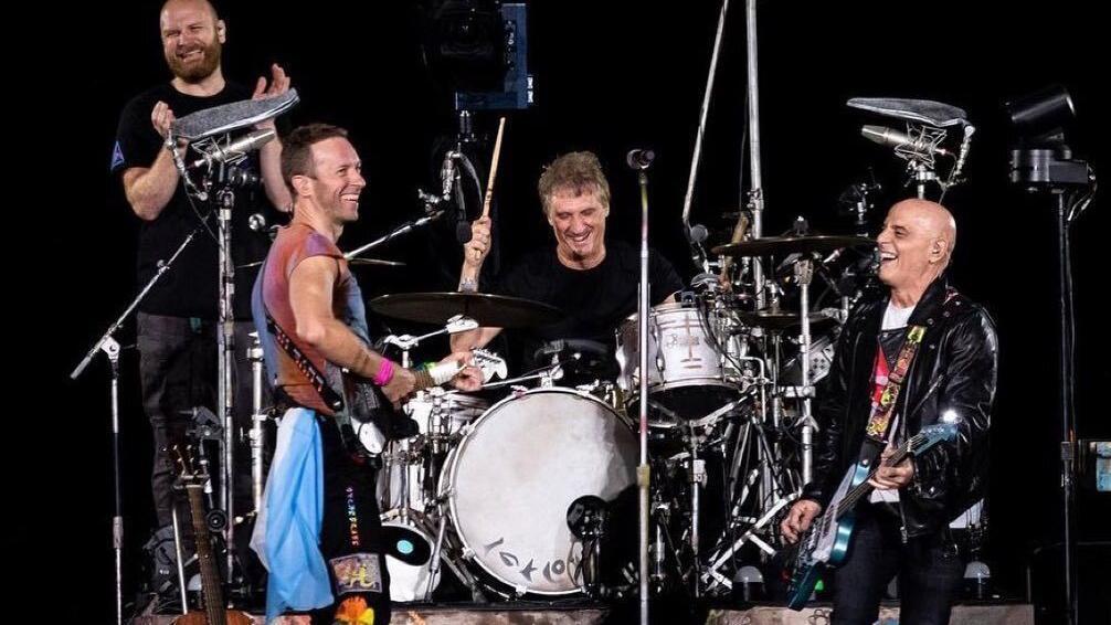 Imagen de Coldplay cant&oacute; con Zeta Bosio y Charly Alberti