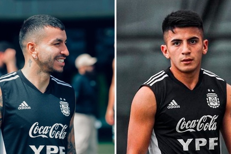 Imagen de &Aacute;ngel Correa y Thiago Almada ya estan en Qatar