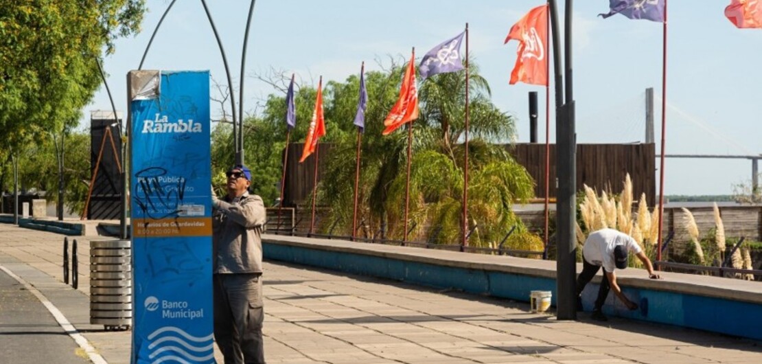 Imagen de La costanera rosarina se prepara para la temporada de verano Imagen de La costanera rosarina se prepara para la temporada de verano