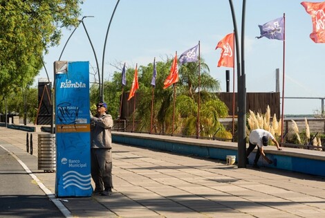 Imagen de La costanera rosarina se prepara para la temporada de verano