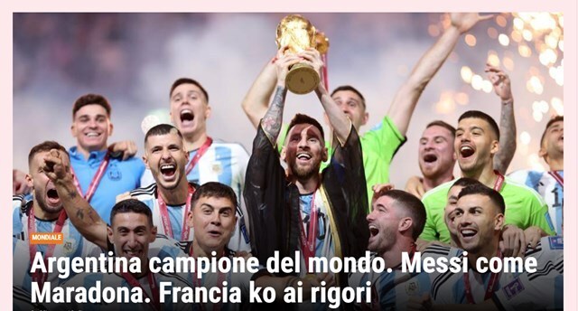 Imagen de El mundo habla de Argentina y Messi
