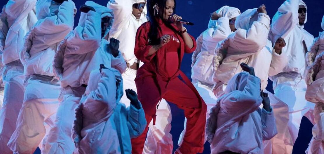 Imagen de Regreso con gloria de Rihanna en el halftime