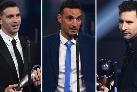 Imagen de Argentina en la cima del f&uacute;tbol mundial, se llev&oacute; todo