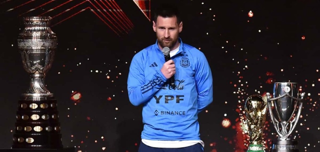 Imagen de Lionel Messi, due&ntilde;o del homenaje de la CONMEBOL