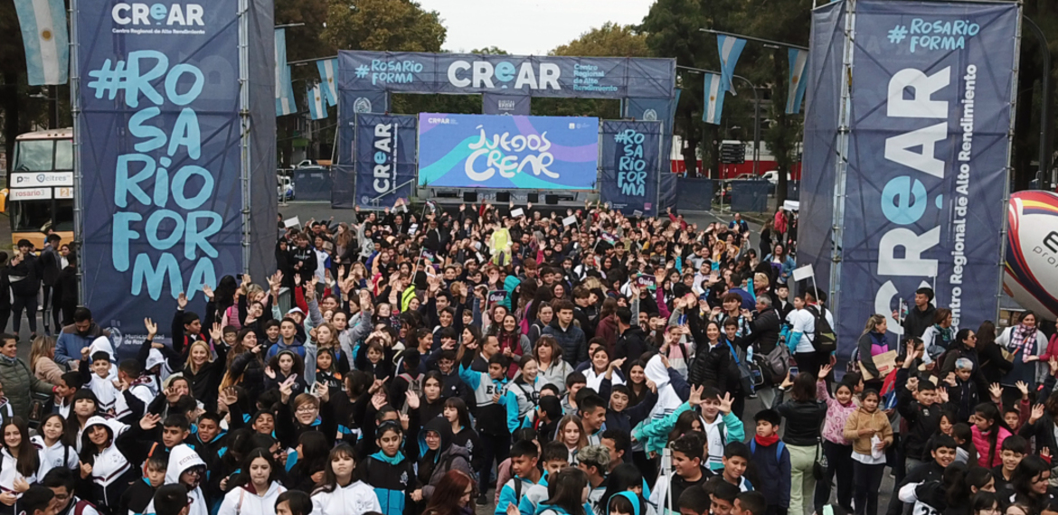 Imagen de comenzaron los Juegos CReAR en Rosario