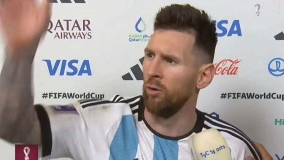 Imagen de Cómo votar a Messi para que gane por su frase "Andá pa allá"