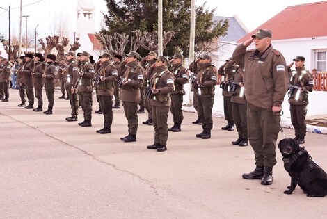 Imagen de Peky, la perra que se jubil&oacute; de Gendarmer&iacute;a