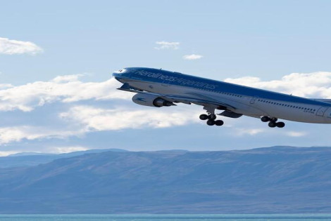 Imagen de Aerol&iacute;neas realiz&oacute; su primer vuelo con combustible sostenible