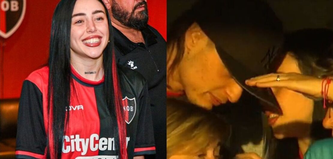 Imagen de Nicki Nicole y Peso Pluma juntos en Rosario