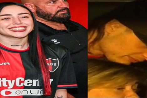 Imagen de Nicki Nicole y Peso Pluma juntos en Rosario