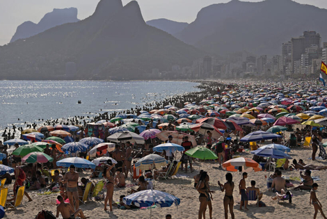 Imagen de Ola de calor en Brasil: 58,5 grados de térmica