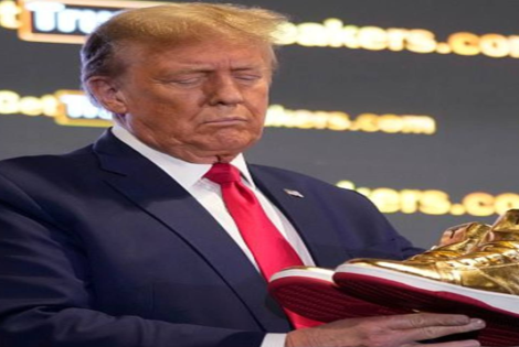 Imagen de Ahora Donald Trump tambi&eacute;n vende zapatillas