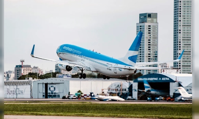 Aerolíneas Argentinas aumenta sus frecuencias a Brasil. Fotografía: Agencia Noticias Argentinas.