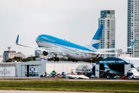 Aerolíneas Argentinas aumenta sus frecuencias a Brasil. Fotografía: Agencia Noticias Argentinas.