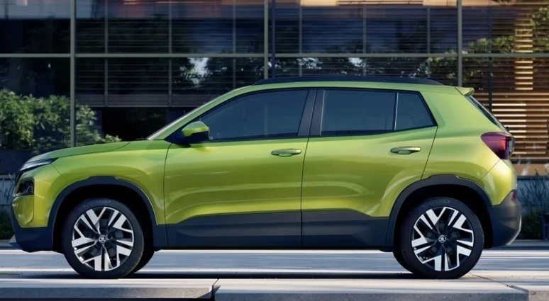 El Volkswagen Tera está inspirado en su primo hermano, el Skoda Kylaq que se vende en el mercado indio. Foto: Agencia Noticias Argentinas / Skoda