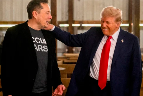 Elon Musk y Donald Trump. Fotografía: Agencia Noticias Argentinas / Redes.