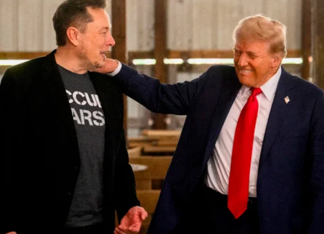 Elon Musk y Donald Trump. Fotografía: Agencia Noticias Argentinas / Redes.