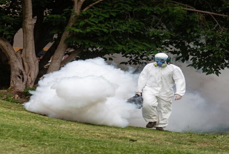 Fumigaci&oacute;n: El municipio contin&uacute;a con los operativos en espacios verdes - Secretar&iacute;a de Ambiente y Espacio P&uacute;blico (Juan Pablo Allegue)