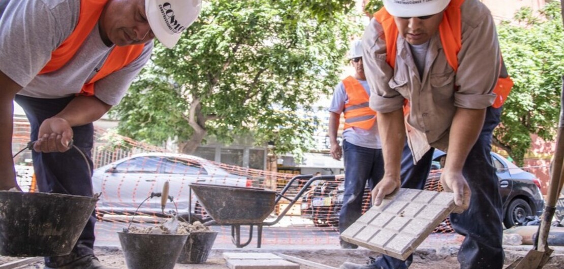 Se puso en marcha el Plan de Veredas - Subsecretar&iacute;a de Comunicaci&oacute;n Social (Silvio Moriconi)