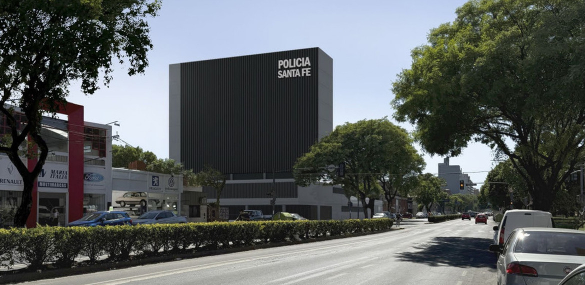 Imagen de Cómo será la Estación Policial Rosario Centro
