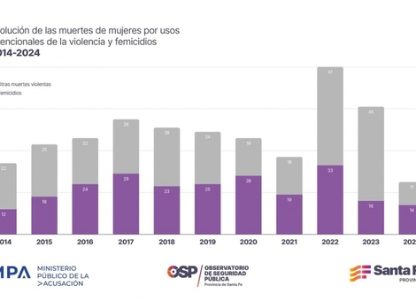 Imagen de En 2024, 59 % menos muertes violentas de mujeres
