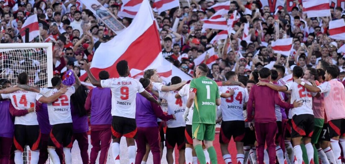 Imagen de Una fiesta: River festejó otra vez en el Superclásico